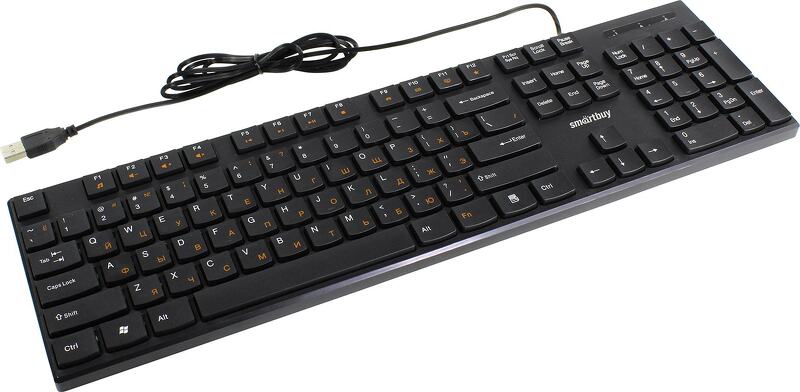 Клавиатура SmartBuy One 238, USB, мембран.,104кл., черный