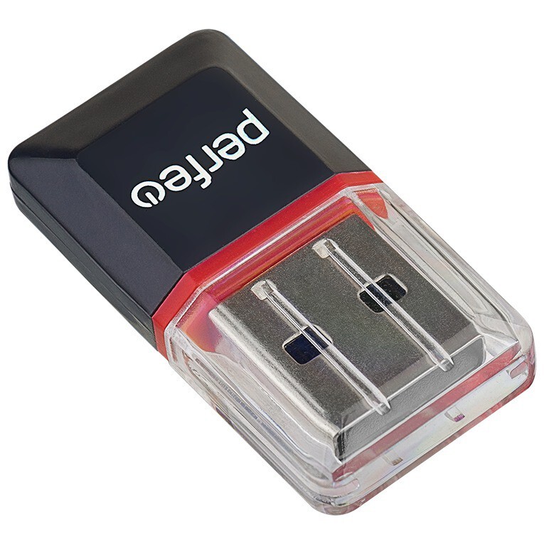 Card Reader Perfeo R008 Black (microSD)