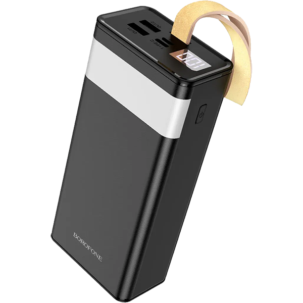 Аккумулятор внешний BOROFONE BJ18A 30000mAh с настольной лампой, черный