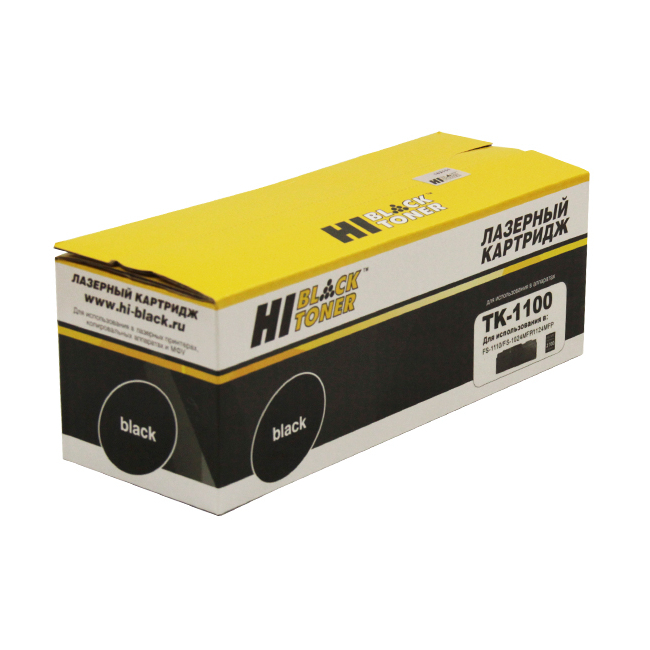 Тонер-картридж Hi-Black (HB-TK-1100) для Kyocera FS-1024MFP/1124MF/1110, 2,1k