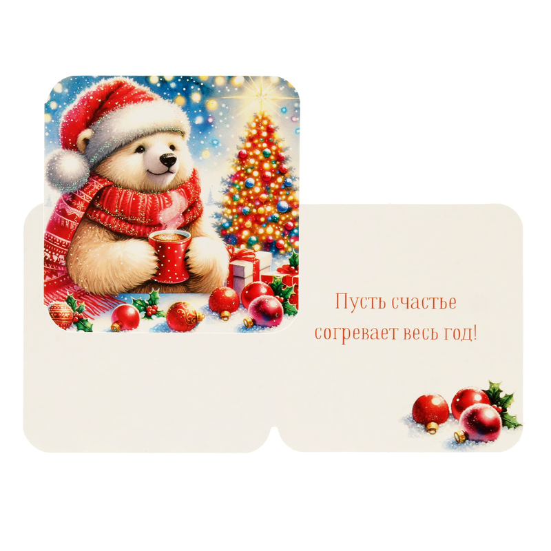 Открытка двойная АРТ ДИЗАЙН код А/120