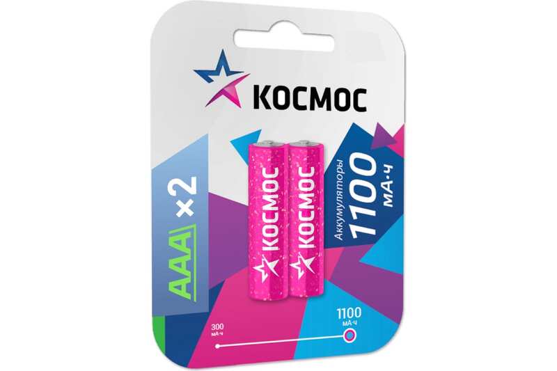 Аккумуляторы КОСМОС R03 Ni-Mn (1100mah)