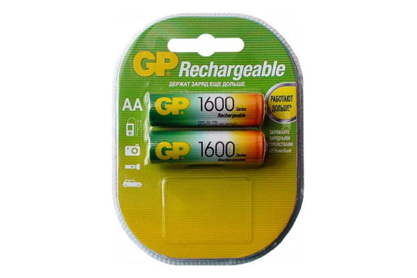 Аккумуляторы GP R-06 1600 mAh, 2бл