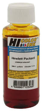 Чернила HP водные (Hi-Black) унив, 0.1л, yellow