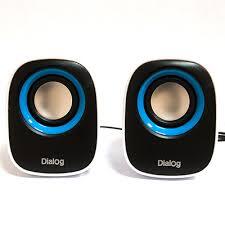 Акустическая система 2.0 Dialog Colibri AC-06UP, 6W RMS, черные, питание от USB (колонки)