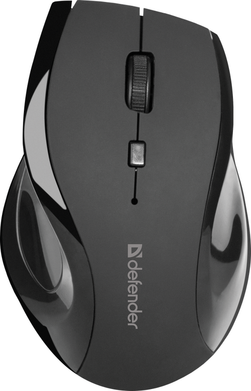 Мышь DEFENDER Accura MM-295 беспр. Black (черный.) 6 кнопок, 800-1600dpi