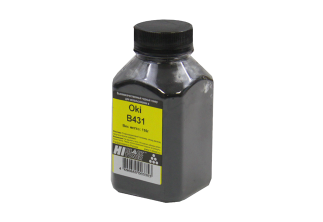 Тонер OKI B431 (Hi-Black), 110г, банка