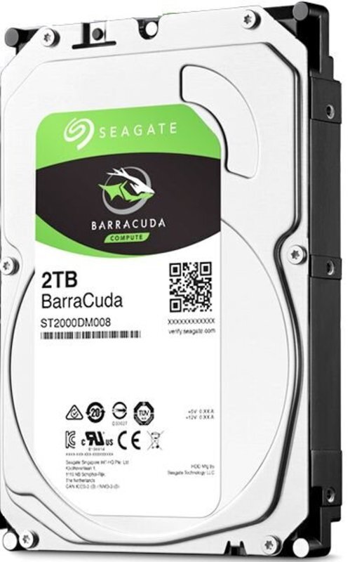 Накопитель HDD Seagate 2Tb Barracuda (3.5"/7200rpm/256Mb/SATA3) (ST2000DM008)