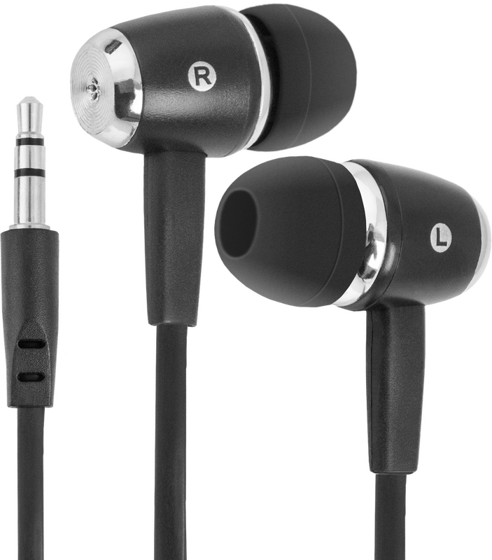 Наушники вставки DEFENDER Basic-620 (черный) для mp3 плеера