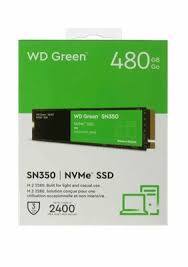 Твердотельный накопитель SSD M.2 2280 480Gb WD Green SN350 [WDS480G2G0C] TLC 3F NAND (R2400/W1650MB/