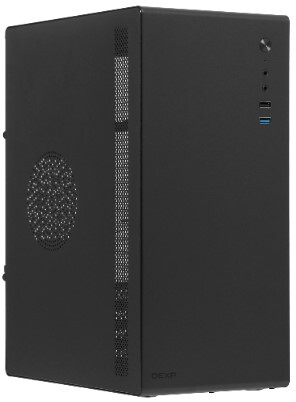 Корпус Minitower DEXP PDCV-200B, 0.6mm, USB2, USB3.0, без БП