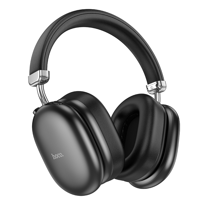 Гарнитура Bluetooth Hoco W35 Max, полноразмерная, AUX, MicroSD, шумоподавление, черный