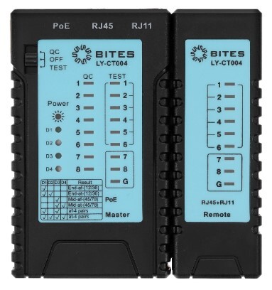 Кабельный тестер 5bites LY-CT004 (RJ-11, RJ-12, RJ-45)