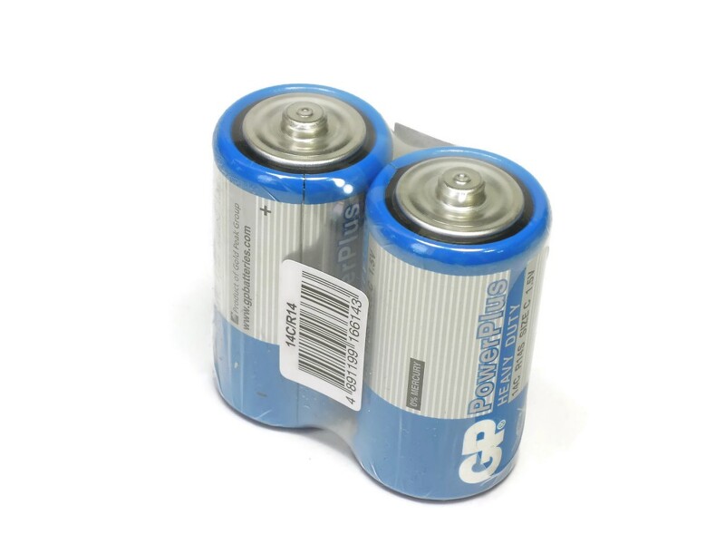 Батарейка GP PowerPlus R14 (C) SR2