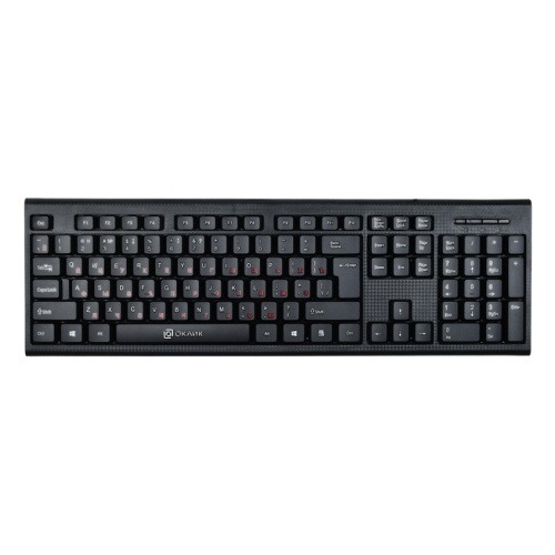 Клавиатура Oklick 120M черный USB