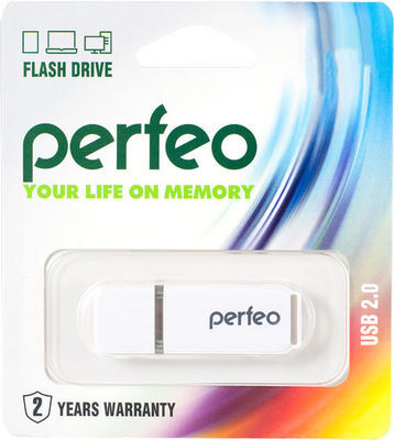 Накопитель Perfeo USB 16GB C01 White