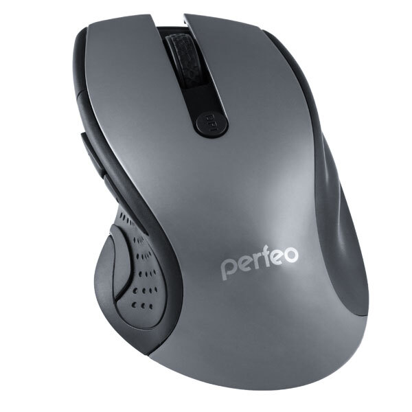 Мышь Perfeo беспров., оптич. "BLUES", 4 кн, DPI 1000-1600, USB, красн. (PF-522-RD)