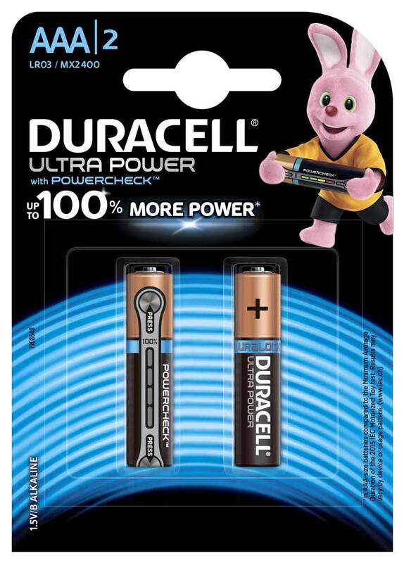 Батарейка Duracell LR03(ААА) Ultra Power 2BL