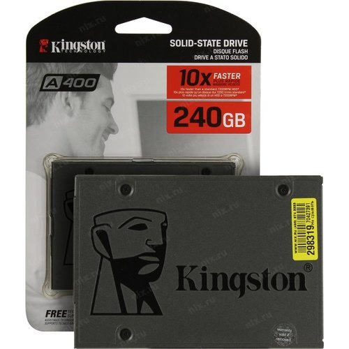 Накопитель SSD Kingston SATA III 240Gb SA400S37/240G A400 (SA400S37/240G)