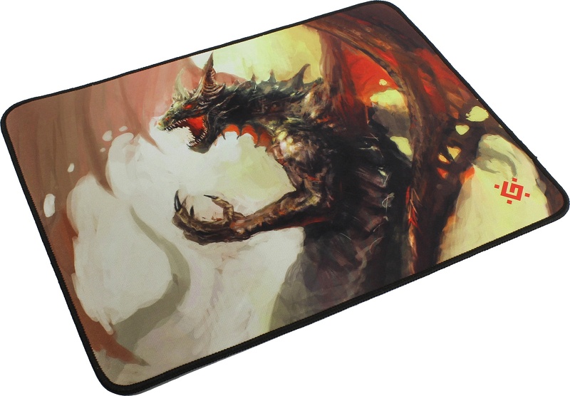 Коврик для мыши Defender Dragon Rage M, ткань+резина (360х270х3 мм) игровой