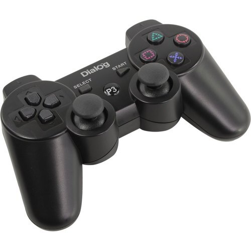 Геймпад Dialog Action GP-A16RF - RF 2.4G, беспроводной, вибрация, 12 кнопок, PS3, черный