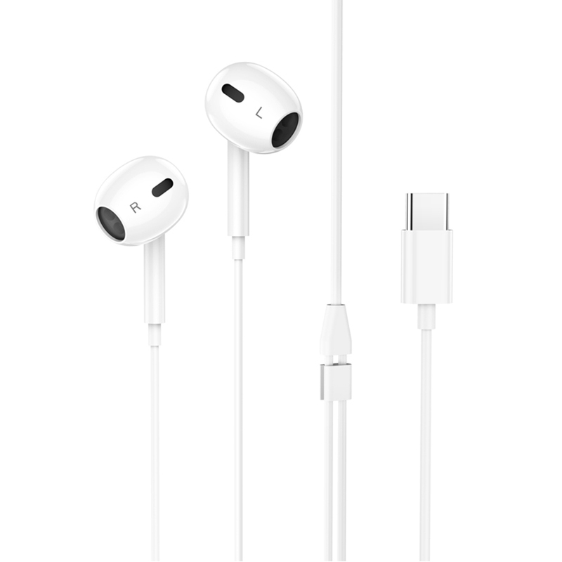 Гарнитура Hoco Earphone M101 Max Type-C, белый