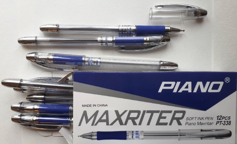 Ручка Piano Maxriter масл.синяя РТ-338-12