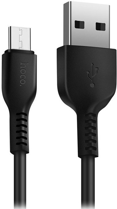 Кабель HOCO micro USB X20, 2м, черный