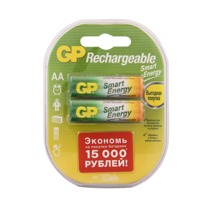 Аккумуляторы GP R-06 1000mAh SmartEnergy 2шт