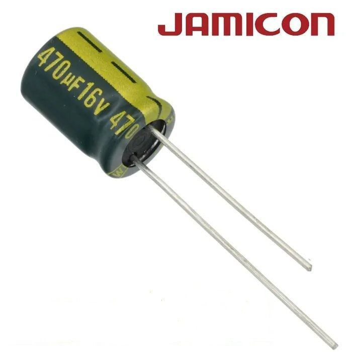 Конденсатор 470mf x  63V  Jackcon 105° 13*26