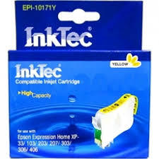 Картридж T17144 (InkTec EPI-10171Y) Epson Expression Home XP33/103/203/207/303/306/406 Yellow