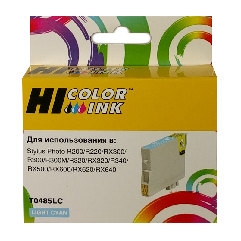 Картридж Epson Stylus Photo R200/R300/RX500/RX600 (Hi-black) new, C13T04854010, LC