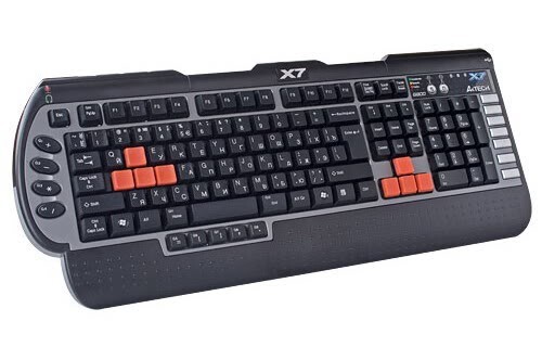 Клавиатура игровая A4-Tech X7-G800V black (влагоза