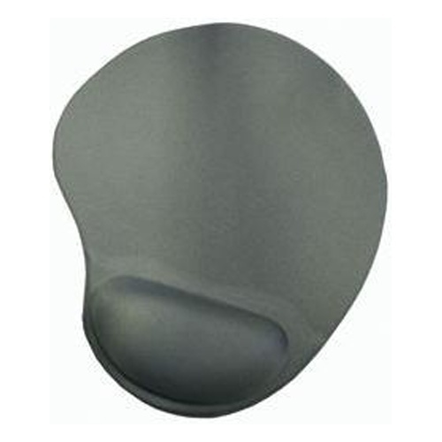 Коврик для мыши BURO гелевый с валиком под запястье BU-GEL grey