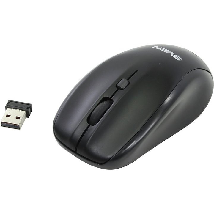 Манипулятор SVEN RX-305 Wireless black 1600dpi, 4but (мышь)