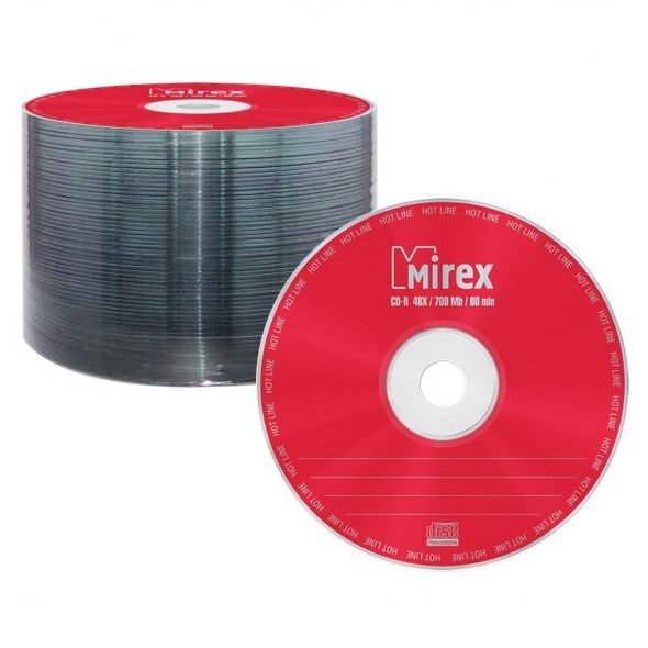 Диск Mirex CD-R 700Mb 48x "Hotline" 