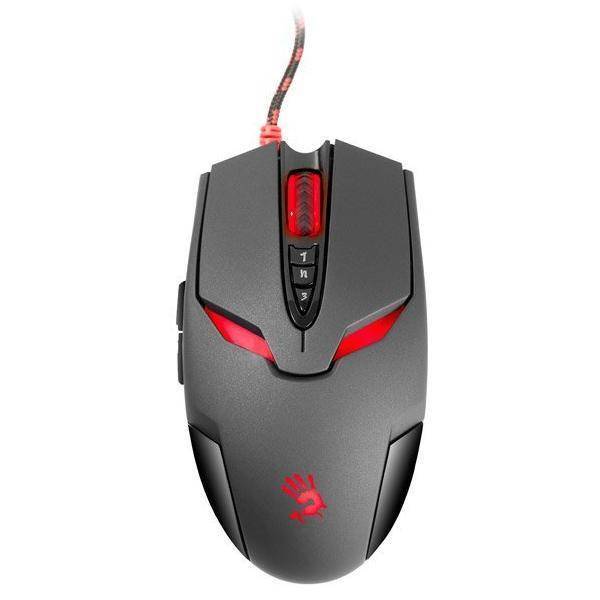 Мышь A4Tech Bloody V4M, оптическая, игровая мышь USB (black)