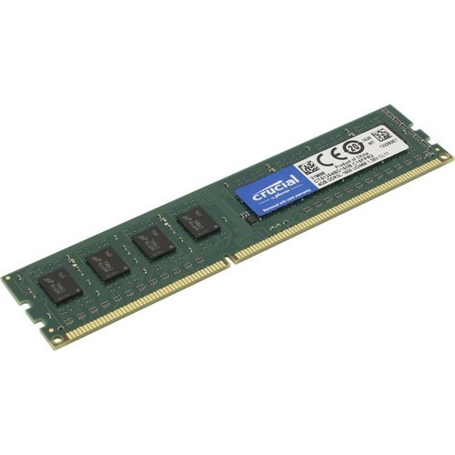 Модуль DIMM DDR3L SDRAM 4096 Мb (PC12800, 1600MHz) Crucial CL11 (CT51264BD160B) 1.35V