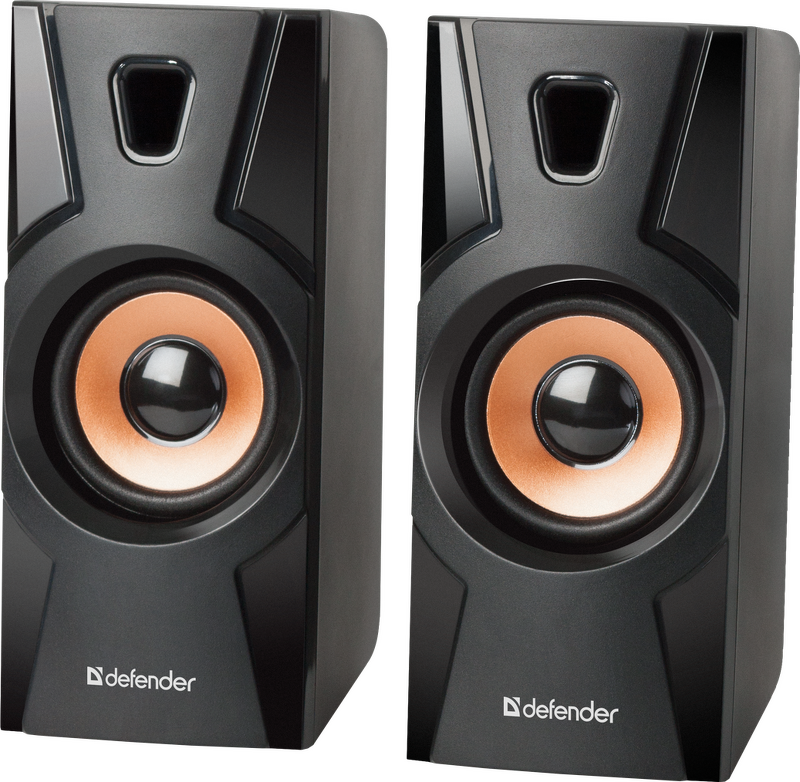 Акустическая система 2.0 DEFENDER Aurora S8 8W, USB пит. раз, черный (колонки)