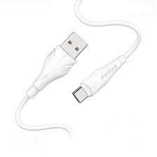Кабель BOROFONE USB - Type-C BX18, 2 м, белый