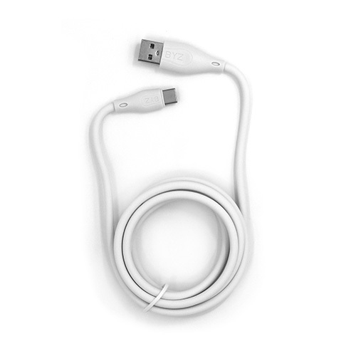 Кабель BYZ Type-C BL-634 TPE, 1,5м, 2.4А , белый (BL-634W)