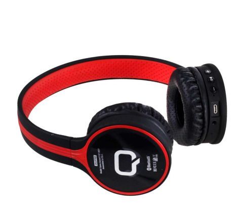 Гарнитура Bluetooth QUMO Accord 3, черно-красная (наушники с микрофоном)