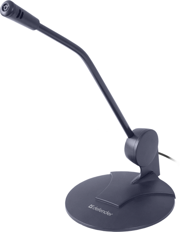 Микрофон DEFENDER MIC-117 черный, кабель 1,8 м