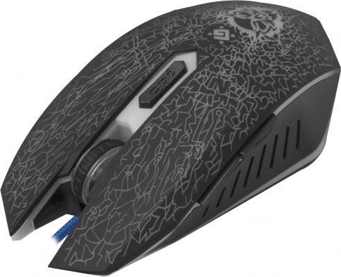 Мышь DEFENDER Shock GM-110L 6 кн, 3200 dpi игровая мышь