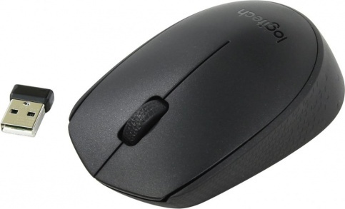 Беспроводная мышь Logitech B170 black оптический 1000dpi