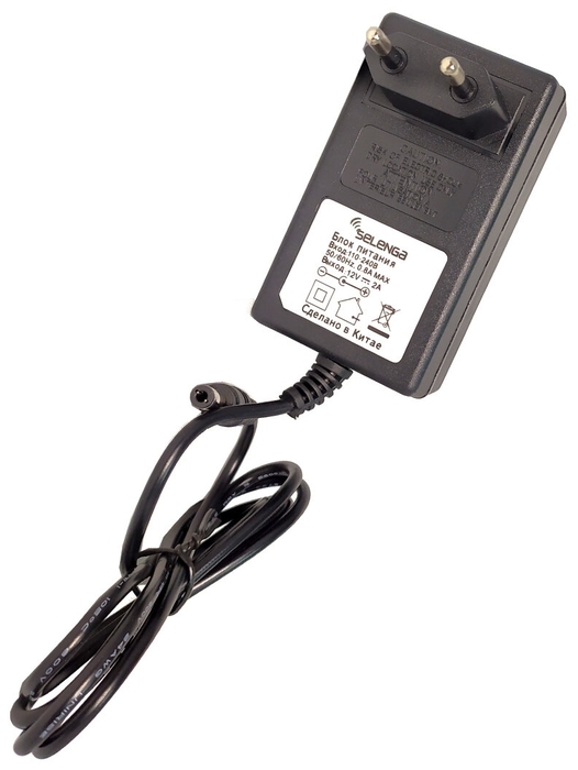 Блок питания 12V2A SELENGA для ресиверов Триколор