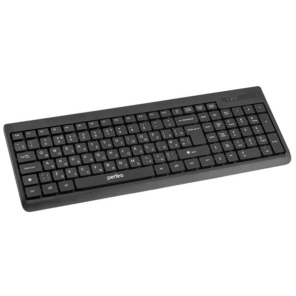 Клавиатура Perfeo, Idea, USB,беспров., чёрная