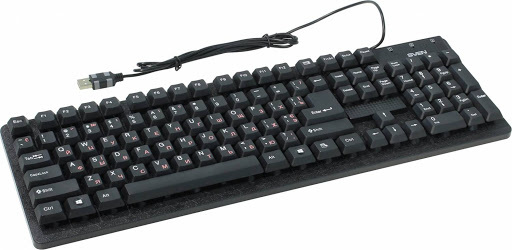 Клавиатура SVEN Standard 301 черный(USB+PS/2) SV-0310301PUB