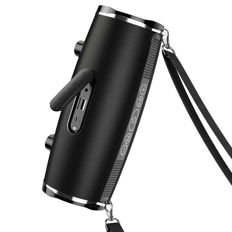 Колонка Hoco BS40 (FM+AUX+USB+microSD+Bluetooth+TWS) черный