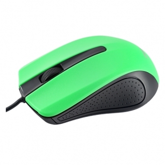 Мышь Perfeo RAINBOW, оптич, 3 кн, USB, 1,8м, черн-зел